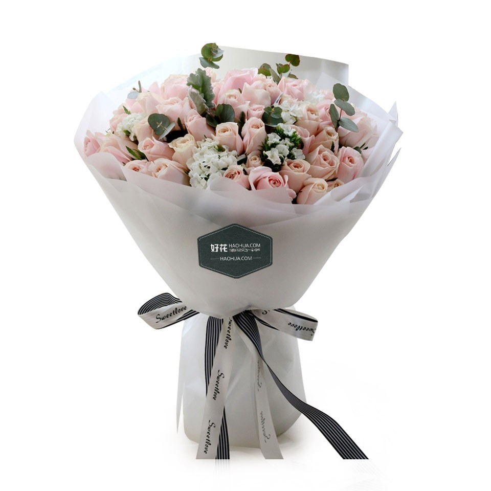 Romantic and elegant -66 bouquets of Diana+Acacia albiflora flowers